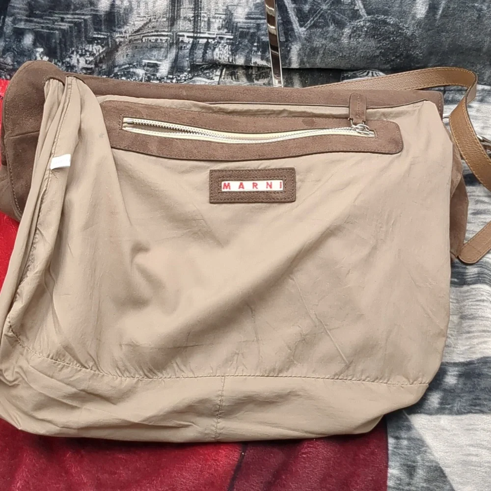Marni Large Suede Bag